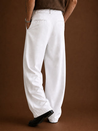 Men Straight Fit Korean Pants