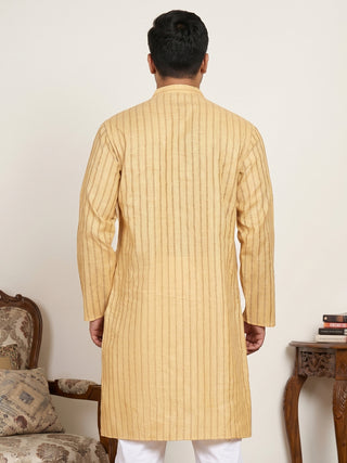 Men's Cotton Striped Kurta
