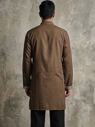 Men's Japanese Fabric Embroidered Kurta