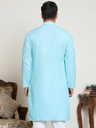 Solid Cotton Kurta for Men