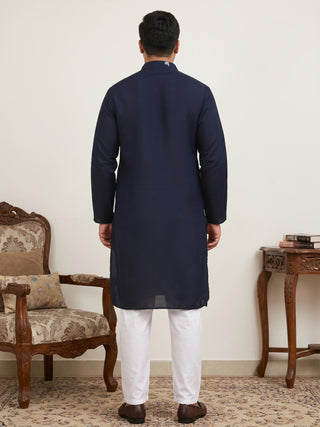 Floral Embroidered and Sequins Kurta Set