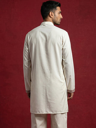 Japanese Fabric Embroidered Kurta