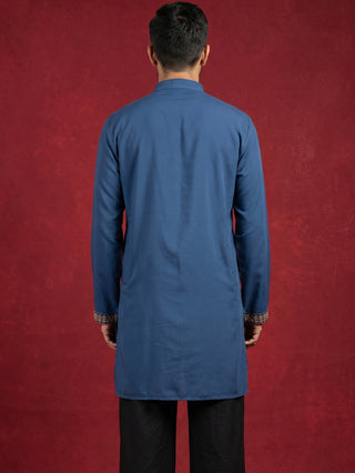 Men's Japanese Fabric Embroidered Kurta
