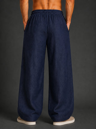Men’s Relaxed Fit Linen Trousers
