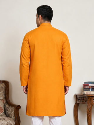 Solid Cotton Kurta for Men