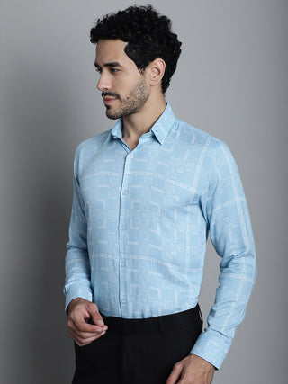 Men's Geomatric Printed Formal Shirts