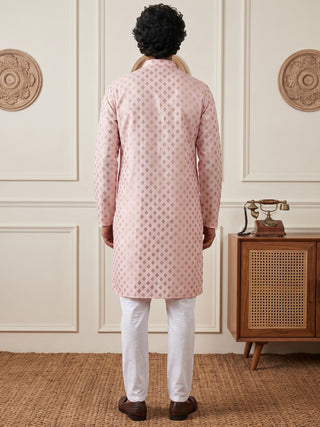 Men’s Foil Print Traditional Kurta Pyjama