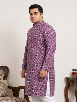 Men's Geometric Printed Kurta