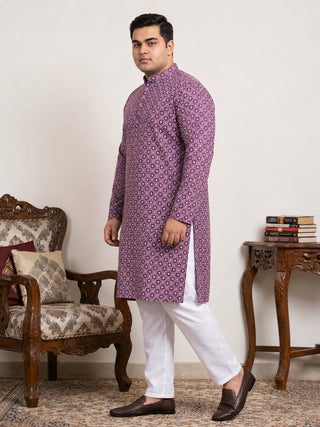 Men's Geometric Printed Kurta Set
