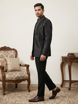 Japanese Fabric Embroidered Indo-Western Set