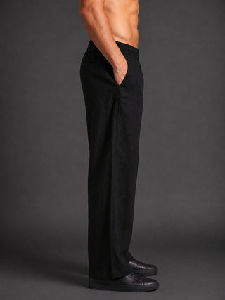Men’s Relaxed Fit Linen Trousers