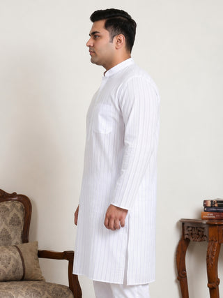 Men's Cotton Striped Kurta