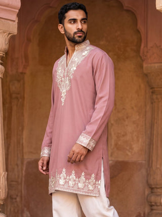 Embroidered Japanese Fabric Kurta