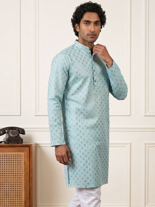 Men’s Foil Print Traditional Kurta