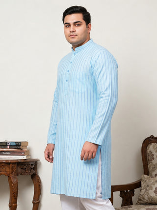 Men's Cotton Striped Kurta