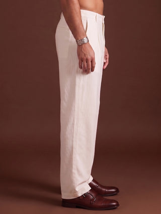 Men Straight Fit Korean Pants
