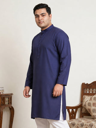 Solid Cotton Kurta for Men