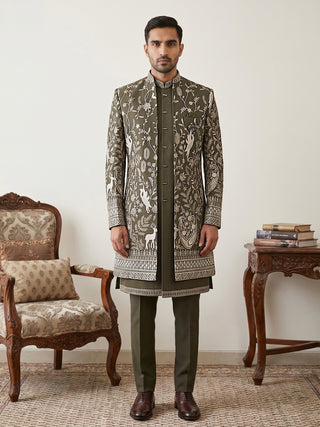 Men's Premium Japanese Fabric Indo-Western Set