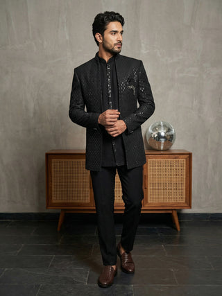 Men’s Premium Embroidered Indo-Western Set