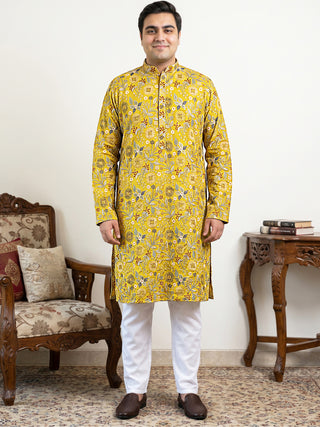 Embroidered Kurta Set For Men