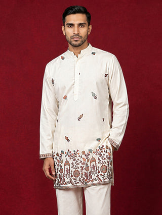 Japanese Fabric Embroidered Kurta