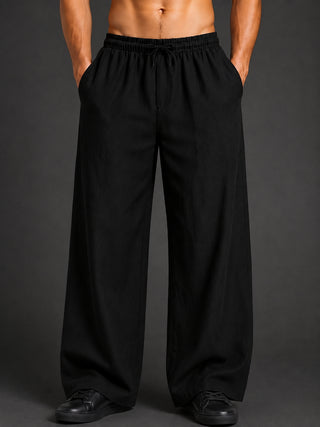 Men’s Relaxed Fit Linen Trousers