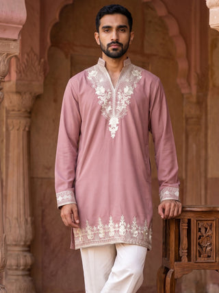Embroidered Japanese Fabric Kurta