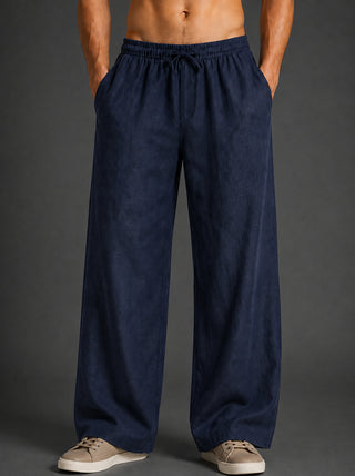 Men’s Relaxed Fit Linen Trousers
