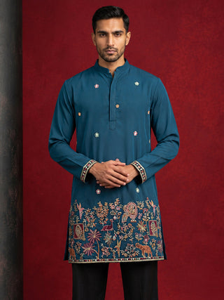 Japanese Fabric Embroidered Kurta
