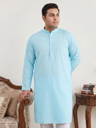 Solid Cotton Kurta for Men