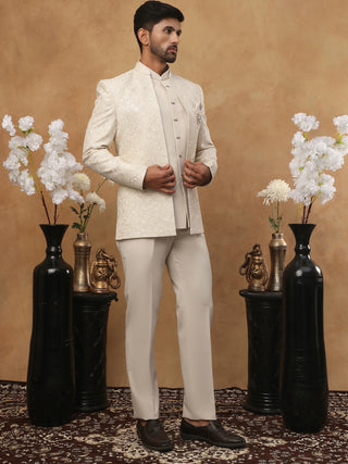 Men's Embroidered Indo-Western Set