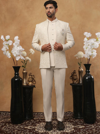 Men's Embroidered Indo-Western Set