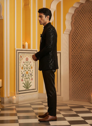 Men's Embroidered Indo-Western Set