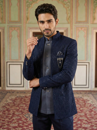Men’s Embroidered Indo-Western Set