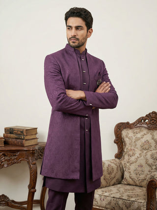Designer Cotton Blend Indo-Western Set