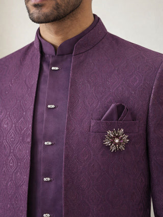 Designer Cotton Blend Indo-Western Set