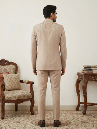 Japanese Fabric Embroidered Sherwani Set