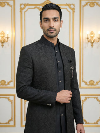 Men’s Premium Embroidered Indo-Western Set