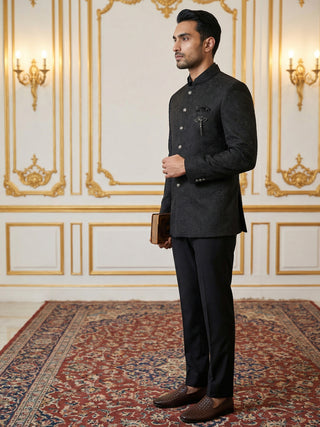 Men’s Premium Embroidered Indo-Western Set