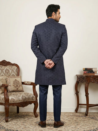Classic Woven Jacquard Indo-Western Set