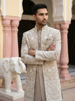 Japanese Embroidered Indo-Western Set