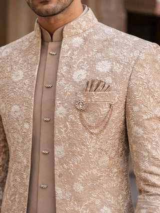 Japanese Embroidered Indo-Western Set