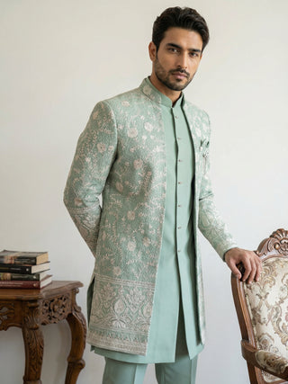 Japanese Embroidered Indo-Western Set