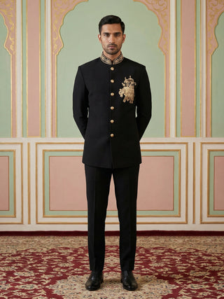 Japanese Embroidered Indo-Western Set