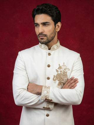 Japanese Embroidered Indo-Western Set