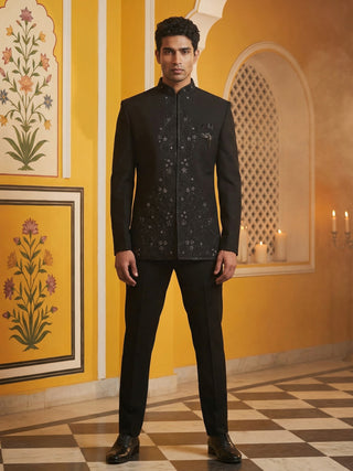 Japanese Embroidered Indo-Western Set