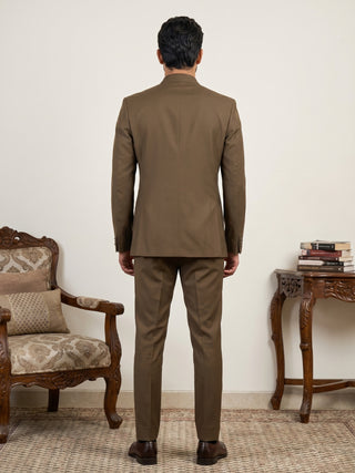 Cotton Blend Solid Indo-Western Set