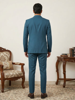 Cotton Blend Solid Indo-Western Set