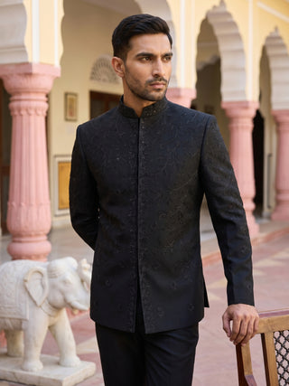 Japanese Embroidered Indo-Western Set
