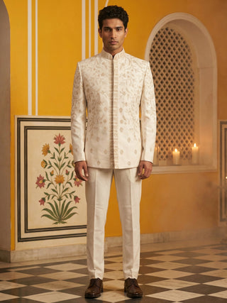 Japanese Embroidered Indo-Western Set